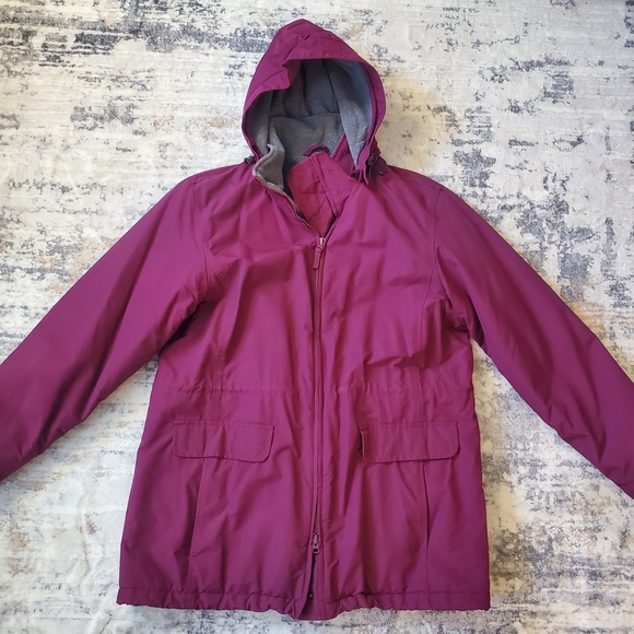 L.L. Bean Jackets & Blazers - L.L. Bean Women's Insulated Parka Jacket Size Large EUC Burgundy